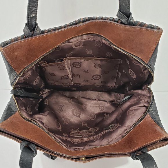 Born Patchwork Leather Shoulder Handbag - Picture 6 of 13